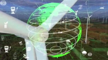 Çevre koruma teknolojisi ve yenilenebilir doğal kaynaklardan gelen temiz enerji ve güçle küresel sürdürülebilir ESG 'ye yaklaşmak