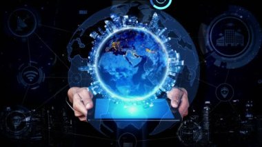 Küresel İş Büyümesi için 5G İletişim Teknolojisi Kablosuz İnternet Ağı, Sosyal Medya, Dijital E-ticaret ve Eğlence Evi Kullanımı .