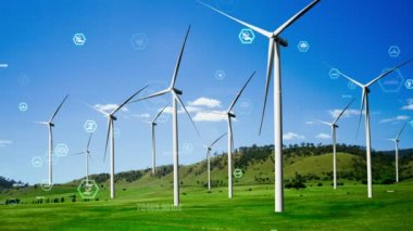 Çevre koruma teknolojisi ve yenilenebilir doğal kaynaklardan gelen temiz enerji ve güçle küresel sürdürülebilir ESG 'ye yaklaşmak