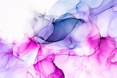 Soyut arkaplan için özgün tablodaki mermer mürekkep soyut sanat. Boyama, ombre alkol mürekkebinin pürüzsüz mermer arkaplan desenini yaratmak için yüksek kaliteli kağıt dokusuna boyanmış. .