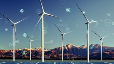 Çevre koruma teknolojisi ve yenilenebilir doğal kaynaklardan gelen temiz enerji ve güçle küresel sürdürülebilir ESG 'ye yaklaşmak