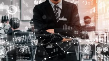 İş Mali Analitik Analitik için Büyük Veri Teknolojisi. Modern grafik arayüzü iş satış raporları, kar tablosu ve borsa eğilimleri analizleri hakkında muazzam bilgiler gösteriyor .