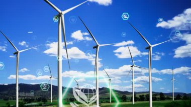 Çevre koruma teknolojisi ve yenilenebilir doğal kaynaklardan gelen temiz enerji ve güçle küresel sürdürülebilir ESG 'ye yaklaşmak