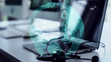 Finansal veri analizi için iş paneli. Pazarlama stratejisi kavramı .