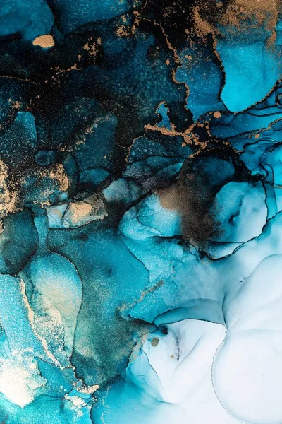 Soyut arkaplan için özgün tablodaki mermer mürekkep soyut sanat. Resim, Kintsuki mürekkep sanatının düz mermer arkaplan desenini yaratmak için yüksek kaliteli kağıt dokusuna boyanmış. .