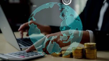 Kavramsal insanlar ağ ve bağlantı kuruyor. 3B hazırlama bilgisayarı grafiği .