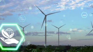 Çevre koruma teknolojisi ve yenilenebilir doğal kaynaklardan gelen temiz enerji ve güçle küresel sürdürülebilir ESG 'ye yaklaşmak