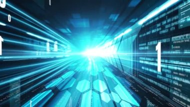 Yazılım geliştirme, uygulama programlama kodu ve gizli bilgisayar kodlaması. Yeni bilgi çağındaki küresel eğilimleri değiştiren akıllı dijital dönüşüm ve teknoloji bozulması kavramı .