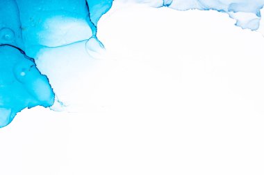 Soyut arkaplan için özgün tablodaki mermer mürekkep soyut sanat. Boyama, ombre alkol mürekkebinin pürüzsüz mermer arkaplan desenini yaratmak için yüksek kaliteli kağıt dokusuna boyanmış. .