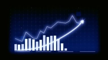 İma edici grafik grafiğindeki iş büyümesi konsepti pazarlama satışlarının gelecekteki hedefe arttığını gösteriyor. Şirket işlerinin yükselmesi için mükemmel bir mali durum. Finans ve para 3B oluşturma .