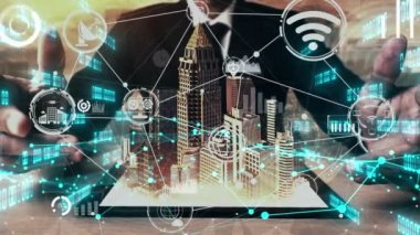 Küresel İş Büyümesi için 5G İletişim Teknolojisi Kablosuz İnternet Ağı, Sosyal Medya, Dijital E-ticaret ve Eğlence Evi Kullanımı .