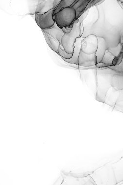 Soyut arkaplan için özgün tablodaki mermer mürekkep soyut sanat. Boyama, ombre alkol mürekkebinin pürüzsüz mermer arkaplan desenini yaratmak için yüksek kaliteli kağıt dokusuna boyanmış. .