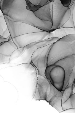 Soyut arkaplan için özgün tablodaki mermer mürekkep soyut sanat. Boyama, ombre alkol mürekkebinin pürüzsüz mermer arkaplan desenini yaratmak için yüksek kaliteli kağıt dokusuna boyanmış. .