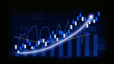 İma edici grafik grafiğindeki iş büyümesi konsepti pazarlama satışlarının gelecekteki hedefe arttığını gösteriyor. Şirket işlerinin yükselmesi için mükemmel bir mali durum. Finans ve para 3B oluşturma .