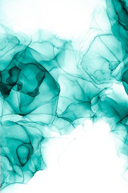 Soyut arkaplan için özgün tablodaki mermer mürekkep soyut sanat. Boyama, ombre alkol mürekkebinin pürüzsüz mermer arkaplan desenini yaratmak için yüksek kaliteli kağıt dokusuna boyanmış. .