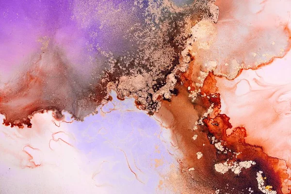 Soyut arkaplan için özgün tablodaki mermer mürekkep soyut sanat. Boyama, ombre alkol mürekkebinin pürüzsüz mermer arkaplan desenini yaratmak için yüksek kaliteli kağıt dokusuna boyanmış. .