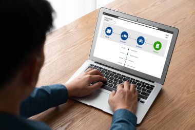 Ürün nakliyesi ve teslimatı için e-ticaret ve mod çevrimiçi iş izleme sistemi