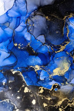 Soyut arkaplan için özgün tablodaki mermer mürekkep soyut sanat. Resim, Kintsuki mürekkep sanatının düz mermer arkaplan desenini yaratmak için yüksek kaliteli kağıt dokusuna boyanmış. .