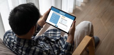 İnternet ağındaki mod dijital bilgi toplama için çevrimiçi anket formu