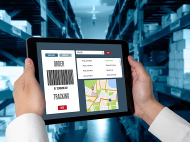 Ürün nakliyesi ve teslimatı için e-ticaret ve mod çevrimiçi iş izleme sistemi