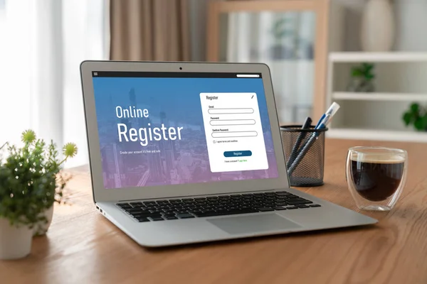 Online registration form for modish form filling on the internet website