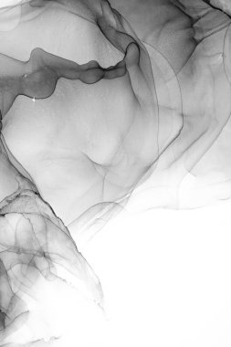 Soyut arkaplan için özgün tablodaki mermer mürekkep soyut sanat. Boyama, ombre alkol mürekkebinin pürüzsüz mermer arkaplan desenini yaratmak için yüksek kaliteli kağıt dokusuna boyanmış. .