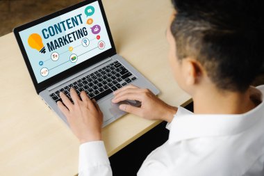 Mod çevrimiçi iş ve e-ticaret pazarlama stratejisi için içerik pazarlaması