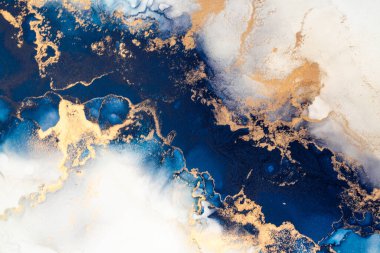 Soyut arkaplan için özgün tablodaki mermer mürekkep soyut sanat. Boyama, ombre alkol mürekkebinin pürüzsüz mermer arkaplan desenini yaratmak için yüksek kaliteli kağıt dokusuna boyanmış. .