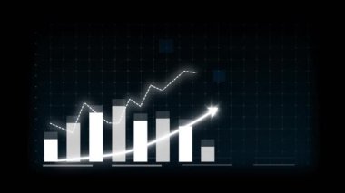 İma edici grafik grafiğindeki iş büyümesi konsepti pazarlama satışlarının gelecekteki hedefe arttığını gösteriyor. Şirket işlerinin yükselmesi için mükemmel bir mali durum. Finans ve para 3B oluşturma .
