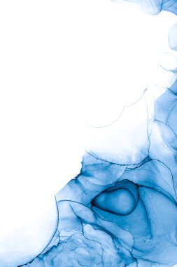 Soyut arkaplan için özgün tablodaki mermer mürekkep soyut sanat. Boyama, ombre alkol mürekkebinin pürüzsüz mermer arkaplan desenini yaratmak için yüksek kaliteli kağıt dokusuna boyanmış. .