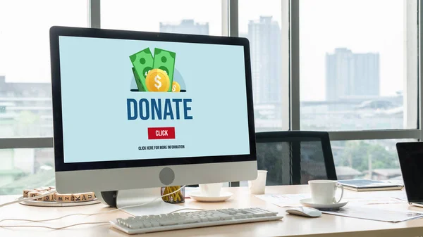 Online donation platform offer modish money sending system for people to transfer on the internet