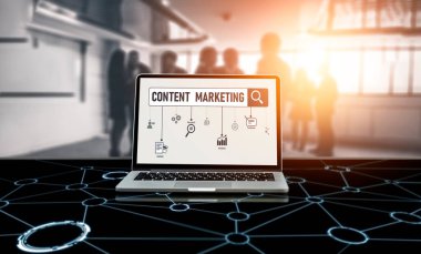 Mod çevrimiçi iş ve e-ticaret pazarlama stratejisi için içerik pazarlaması