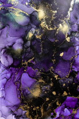 Soyut arkaplan için özgün tablodaki mermer mürekkep soyut sanat. Resim, Kintsuki mürekkep sanatının düz mermer arkaplan desenini yaratmak için yüksek kaliteli kağıt dokusuna boyanmış. .