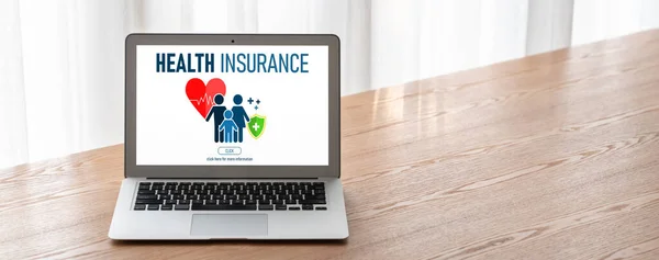 Health insurance web site modish registration system for easy form filling