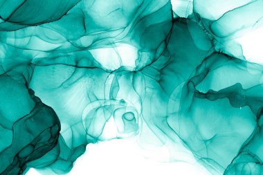 Soyut arkaplan için özgün tablodaki mermer mürekkep soyut sanat. Boyama, ombre alkol mürekkebinin pürüzsüz mermer arkaplan desenini yaratmak için yüksek kaliteli kağıt dokusuna boyanmış. .