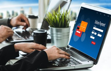 İnternet üzerinden modem para transferi için çevrimiçi ödeme platformu