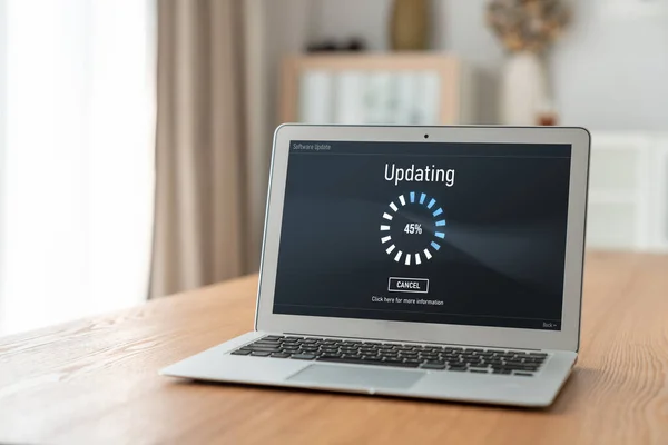 Software update on computer for modish version of device software upgrade