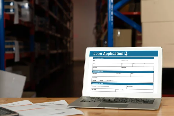 Online loan application form for modish digital information collection on the internet network
