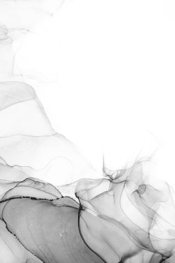 Soyut arkaplan için özgün tablodaki mermer mürekkep soyut sanat. Boyama, ombre alkol mürekkebinin pürüzsüz mermer arkaplan desenini yaratmak için yüksek kaliteli kağıt dokusuna boyanmış. .