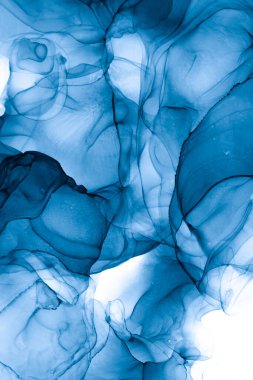 Soyut arkaplan için özgün tablodaki mermer mürekkep soyut sanat. Boyama, ombre alkol mürekkebinin pürüzsüz mermer arkaplan desenini yaratmak için yüksek kaliteli kağıt dokusuna boyanmış. .