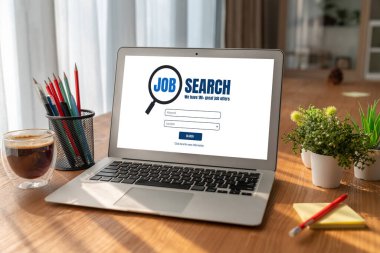 Çalışanların işe alım İnternet ağındaki iş fırsatlarını araması için mod web sitesinde online iş araması