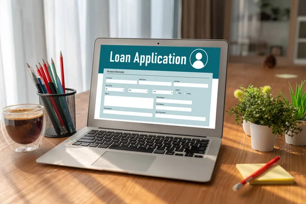 Online loan application form for modish digital information collection on the internet network