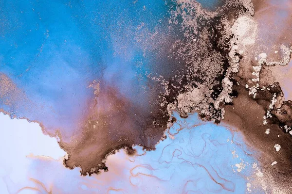 Marmor Tusche Abstrakte Kunst Von Exquisiter Originalmalerei Für Abstrakten Hintergrund — Stockfoto