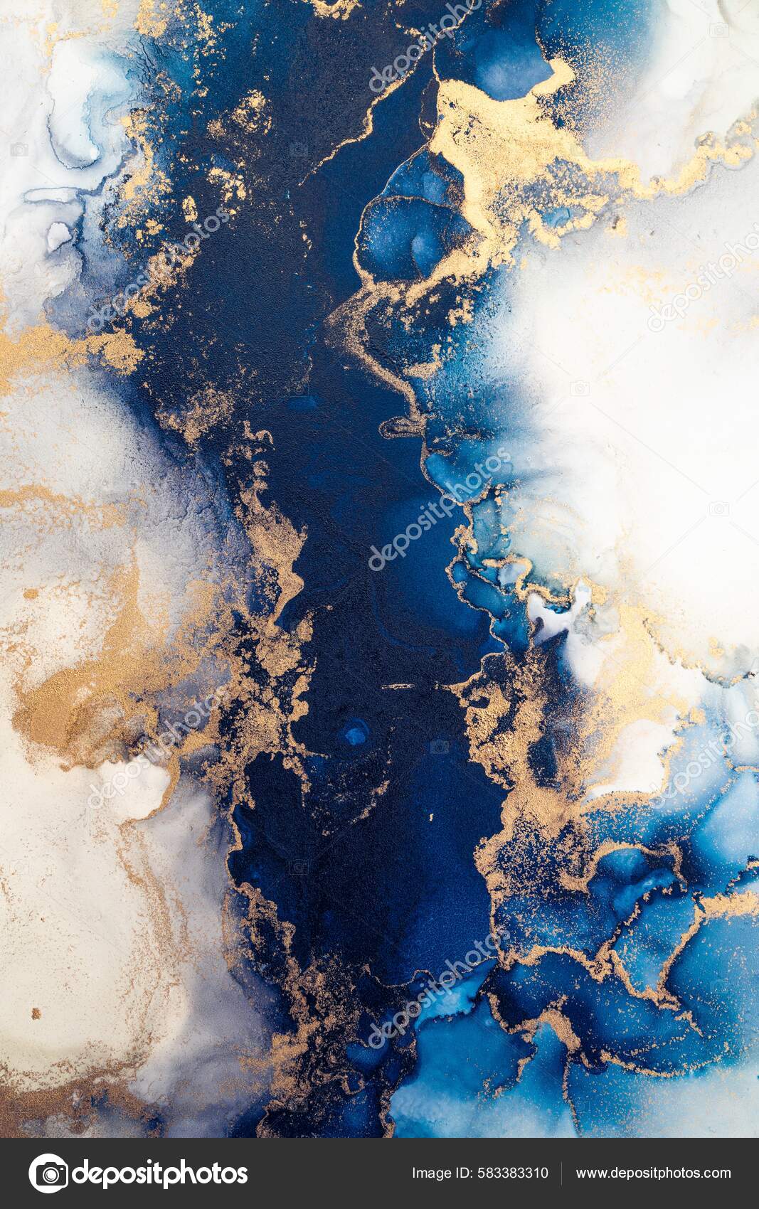 抽象的な背景のための絶妙なオリジナル絵画から大理石インク抽象芸術