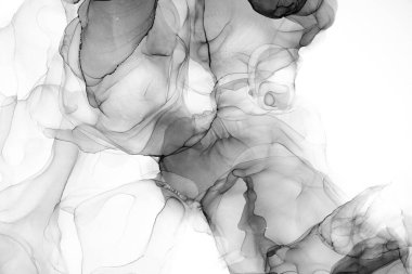 Soyut arkaplan için özgün tablodaki mermer mürekkep soyut sanat. Boyama, ombre alkol mürekkebinin pürüzsüz mermer arkaplan desenini yaratmak için yüksek kaliteli kağıt dokusuna boyanmış. .