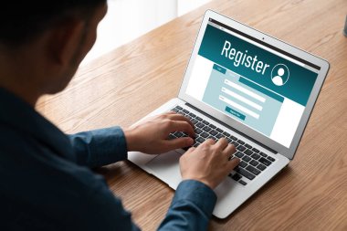 İnternet sitesinde mod form doldurmak için çevrimiçi kayıt formu