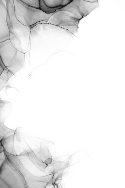 Soyut arkaplan için özgün tablodaki mermer mürekkep soyut sanat. Boyama, ombre alkol mürekkebinin pürüzsüz mermer arkaplan desenini yaratmak için yüksek kaliteli kağıt dokusuna boyanmış. .