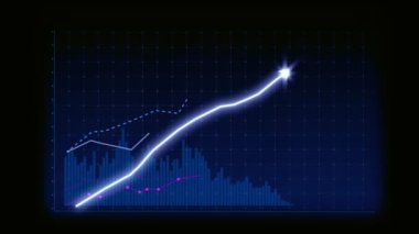 İma edici grafik grafiğindeki iş büyümesi konsepti pazarlama satışlarının gelecekteki hedefe arttığını gösteriyor. Şirket işlerinin yükselmesi için mükemmel bir mali durum. Finans ve para 3B oluşturma .