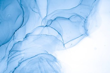 Soyut arkaplan için özgün tablodaki mermer mürekkep soyut sanat. Boyama, ombre alkol mürekkebinin pürüzsüz mermer arkaplan desenini yaratmak için yüksek kaliteli kağıt dokusuna boyanmış. .