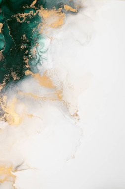 Soyut arkaplan için özgün tablodaki mermer mürekkep soyut sanat. Resim, Kintsuki mürekkep sanatının düz mermer arkaplan desenini yaratmak için yüksek kaliteli kağıt dokusuna boyanmış. .